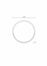 Guindarohan Gold Frame Round Mirror-Mirrors-Parc Decor