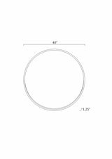 Guindarohan Gold Frame Round Mirror-Mirrors-Parc Decor