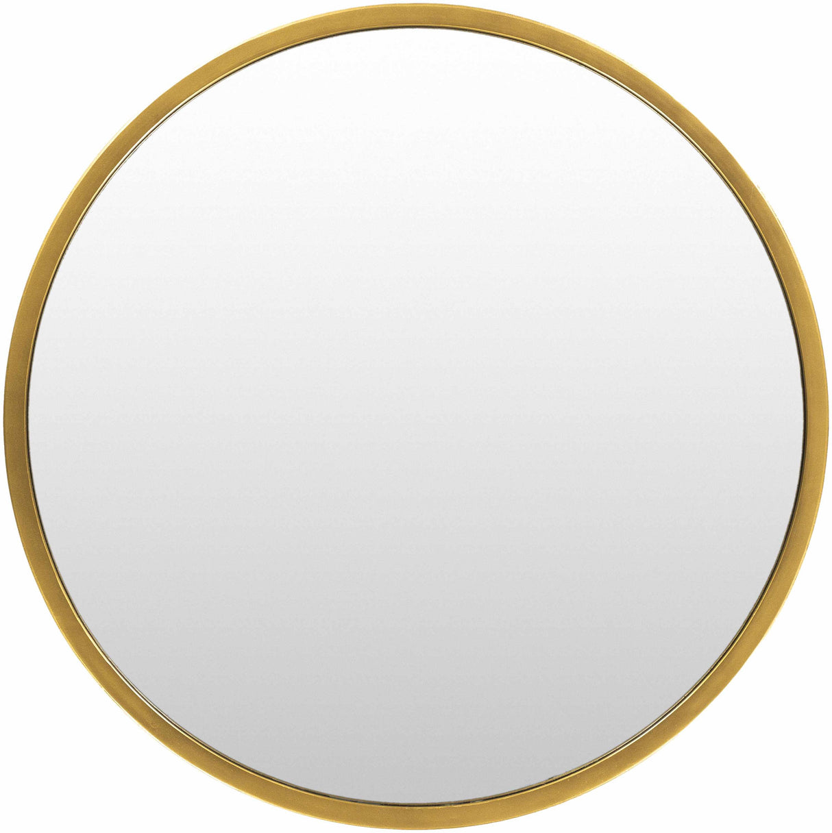 Guindarohan Gold Frame Round Mirror-Mirrors-Parc Decor