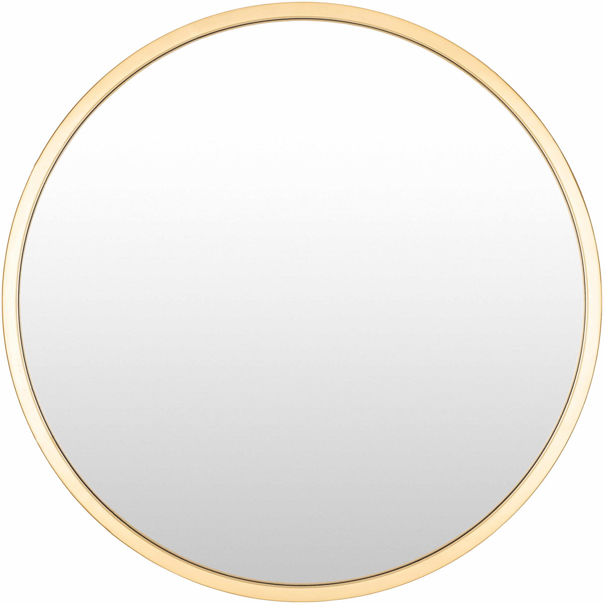 Guindarohan Gold Frame Round Mirror-Mirrors-Parc Decor