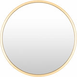 Guindarohan Gold Frame Round Mirror-Mirrors-Parc Decor