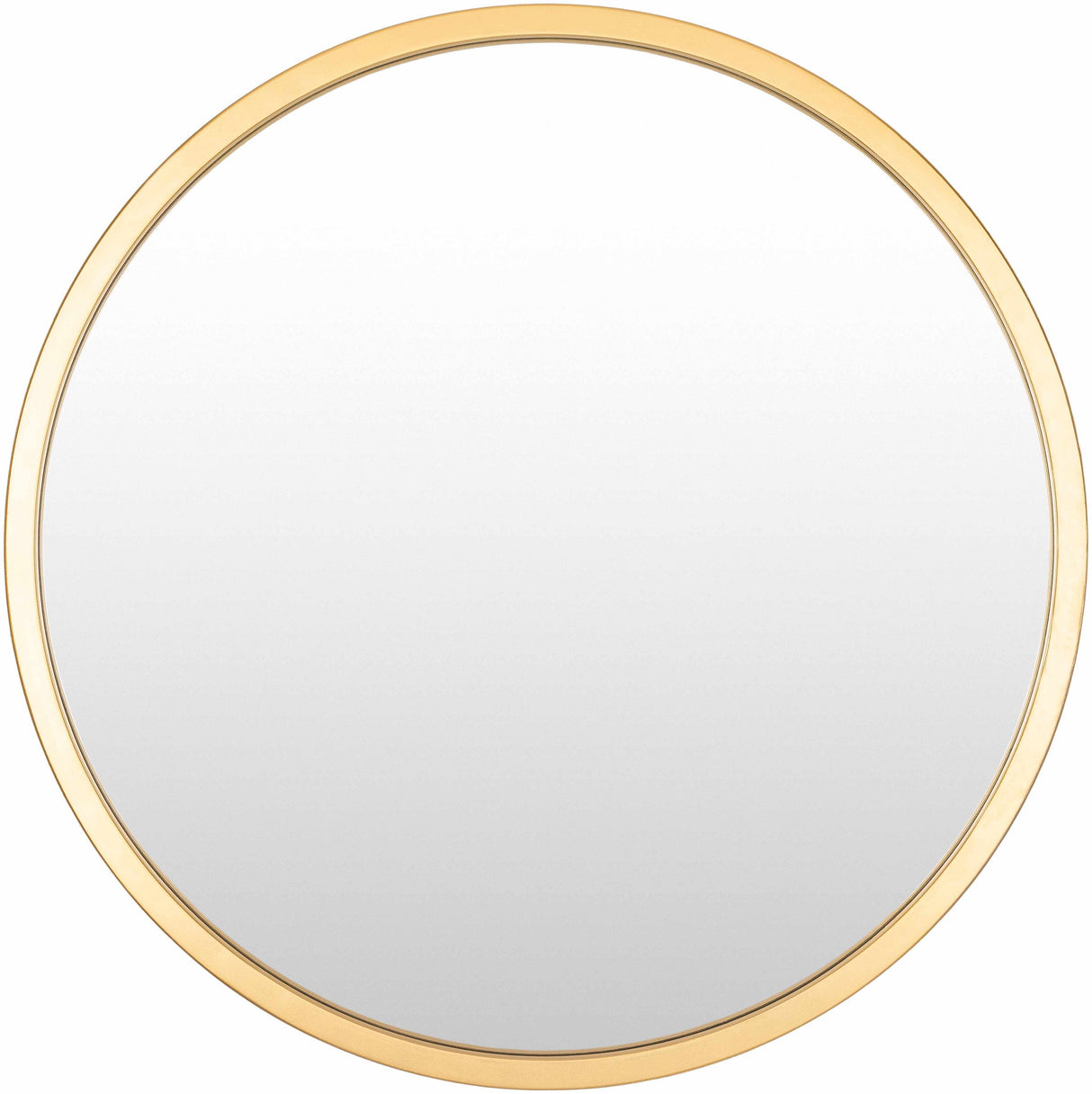 Guindarohan Gold Frame Round Mirror-Mirrors-Parc Decor