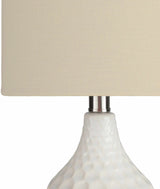 Gulmarrad Textured Ivory Ceramic Table Lamp-Lighting-Parc Decor