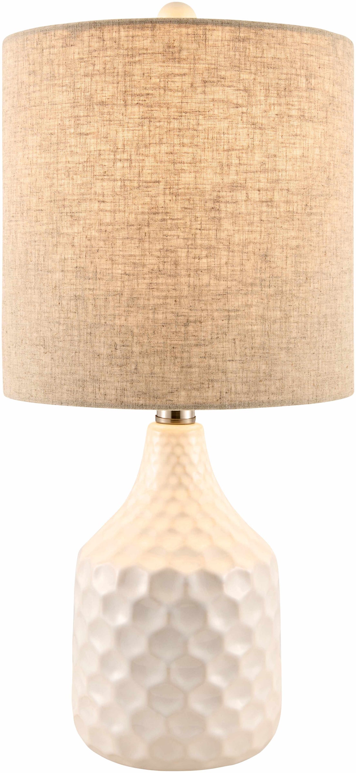 Gulmarrad Textured Ivory Ceramic Table Lamp-Lighting-Parc Decor