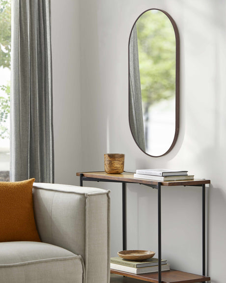 Hagenburg Dark Brown Mirror-Mirrors-Parc Decor