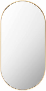 Hagenburg Gold Iron Frame Mirror-Mirrors-Parc Decor