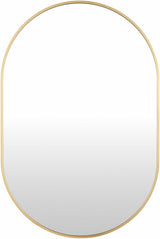 Hagenburg Gold Iron Frame Mirror-Mirrors-Parc Decor