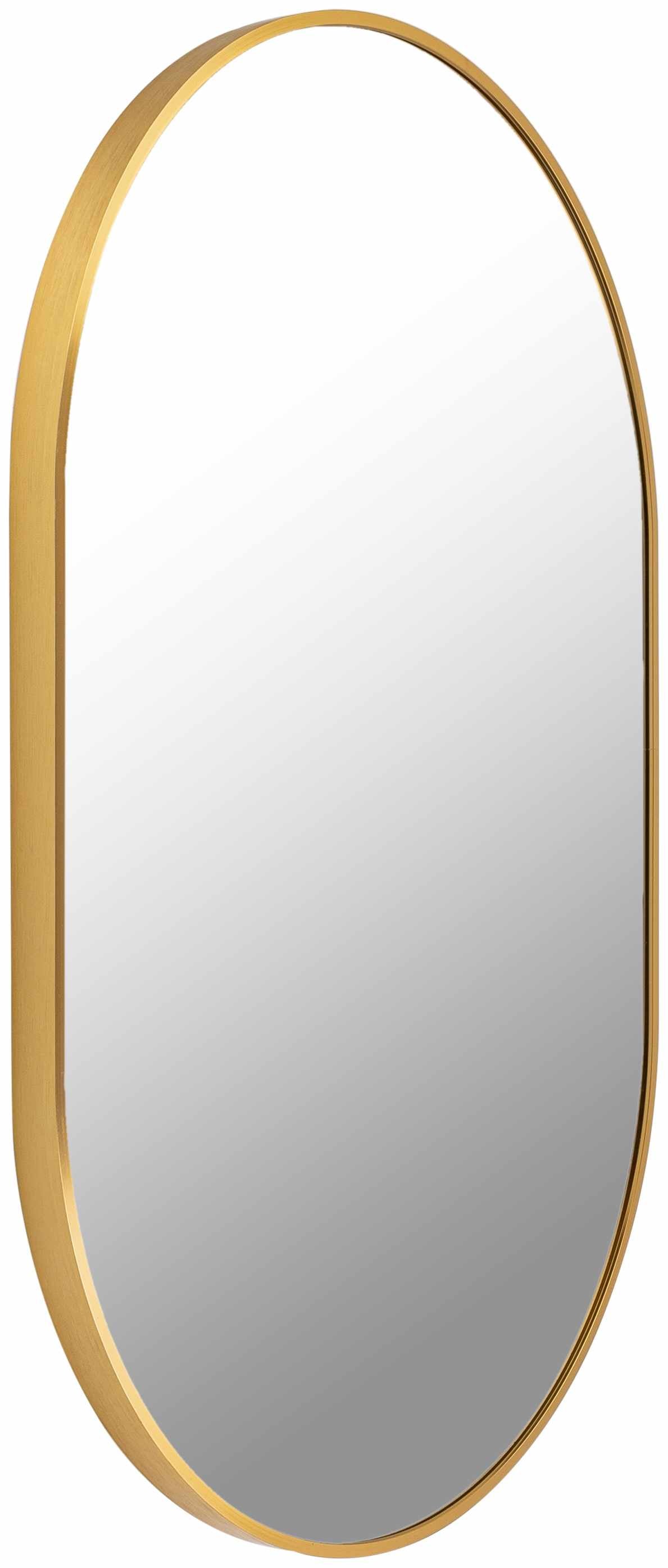 Hagenburg Gold Iron Frame Mirror-Mirrors-Parc Decor