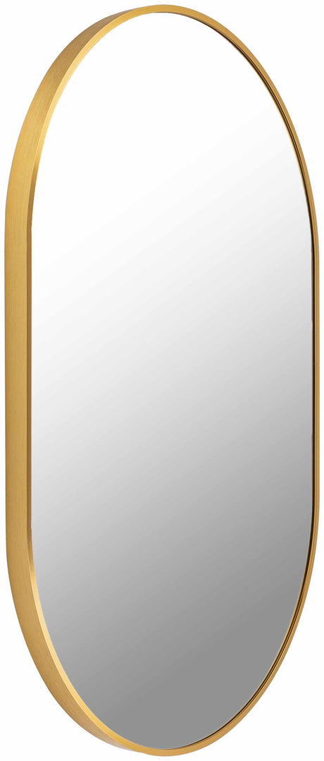 Hagenburg Gold Iron Frame Mirror-Mirrors-Parc Decor