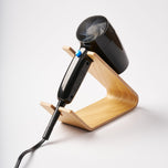 Hair Dryer and Iron Stand - Wood