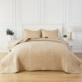 Halo Cotton Voile Hand Stitched Quilt Set