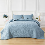 Halo Cotton Voile Hand Stitched Quilt Set-Quilt-Parc Decor