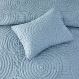 Halo Cotton Voile Hand Stitched Quilt Set-Quilt-Parc Decor