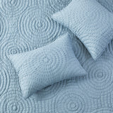 Halo Cotton Voile Hand Stitched Quilt Set-Quilt-Parc Decor