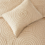 Halo Cotton Voile Hand Stitched Quilt Set-Quilt-Parc Decor