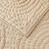 Halo Cotton Voile Hand Stitched Quilt Set-Quilt-Parc Decor