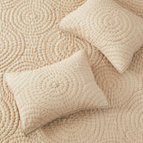 Halo Cotton Voile Hand Stitched Quilt Set-Quilt-Parc Decor