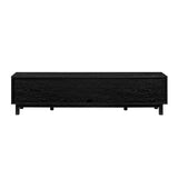 Hamkke Boho 2-Door Faux Rattan TV Stand-Entertainment-Parc Decor