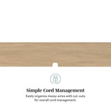 Hamkke Boho 2-Door Floating TV Stand-Entertainment-Parc Decor