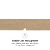 Hamkke Boho 2-Door Floating TV Stand-Entertainment-Parc Decor