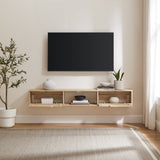 Hamkke Boho 2-Door Floating TV Stand-Entertainment-Parc Decor