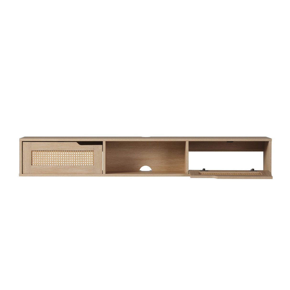 Hamkke Boho 2-Door Floating TV Stand-Entertainment-Parc Decor