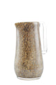 Hand Blown Glass Pitcher for Water, other Drinks and Flowers-Parc Decor