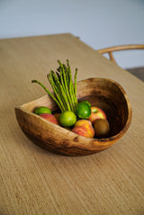 Hand Carved Extra Large Wooden Bowl-Parc Decor