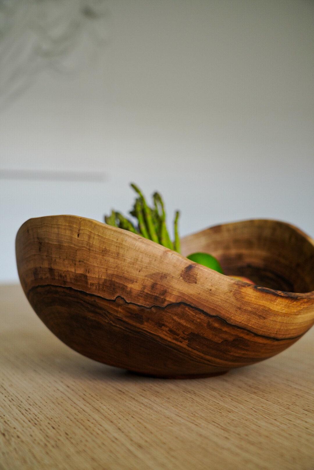 Hand Carved Extra Large Wooden Bowl-Parc Decor