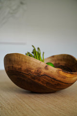Hand Carved Extra Large Wooden Bowl-Parc Decor