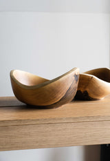 Hand Carved Small Wooden Bowl