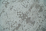 Hand Carved Texture Modern abstract Silver and Gray Hand Knotted 8x10 wool and Art Silk Area Rug
