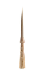 Hand-Carved Wooden Candle Holder