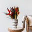 Hand-Felted Woven Wool Table Vase
