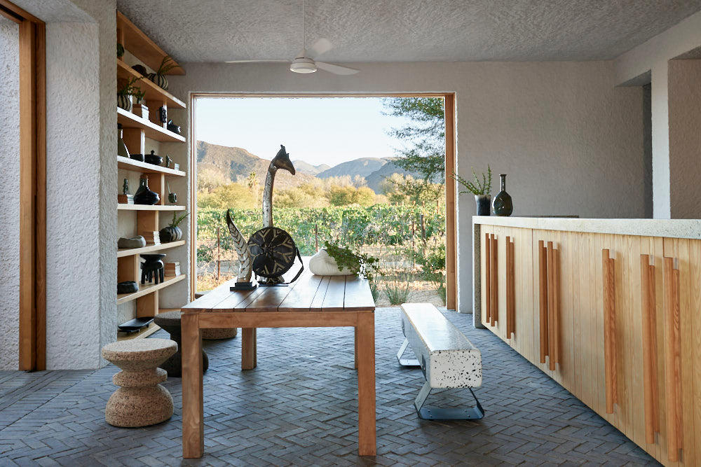 Hand-Felted Woven Wool Table Vase-Gifts Under $100-Parc Decor