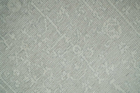 Hand Knotted 2x3 Beige and Ivory Traditional Persian Oushak Wool Rug