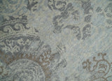 Hand Knotted 2x4 Gray And Beige Traditional Vintage Persian Wool Rug