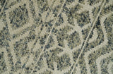 Hand Knotted 4x6 Beige, Camel and Olive Modern Contemporary Southwestern Tribal Trellis Recycled Silk Area Rug
