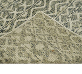 Hand Knotted 4x6 Beige, Camel and Olive Modern Contemporary Southwestern Tribal Trellis Recycled Silk Area Rug