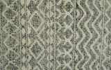 Hand Knotted 4x6 Beige, Camel and Olive Modern Contemporary Southwestern Tribal Trellis Recycled Silk Area Rug