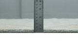 Hand Knotted 6x9 Oriental Oushak Turkish Style Silver and Beige Wool Area Rug