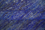 Hand Knotted 8x10 Blue Modern Abstract Silk Bohemian Area Rug