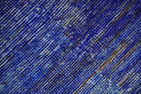 Hand Knotted 8x10 Blue Modern Abstract Silk Bohemian Area Rug