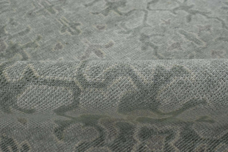 Hand knotted 8x10 Gray Modern Style Wool Area Rug