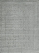 Hand knotted 8x10 Gray Modern Style Wool Area Rug