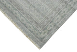 Hand knotted 8x10 Gray Modern Style Wool Area Rug