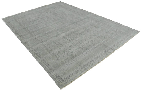 Hand knotted 8x10 Gray Modern Style Wool Area Rug
