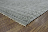 Hand knotted 8x10 Gray Modern Style Wool Area Rug