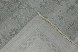 Hand knotted 8x10 Gray Modern Style Wool Area Rug