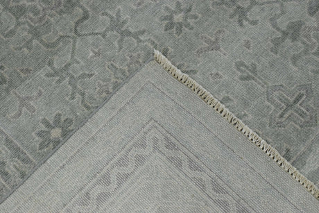 Hand knotted 8x10 Gray Modern Style Wool Area Rug